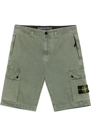 Stone Island Shorts mit Kompass-Patch