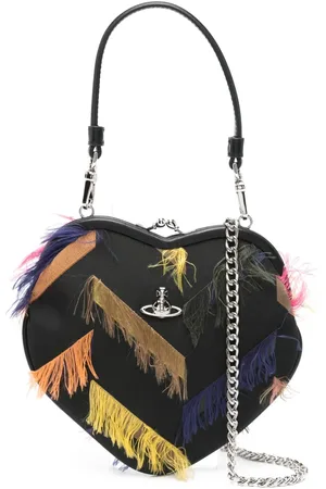 Vivienne Westwood Belle Heart Frame Tote Bag
