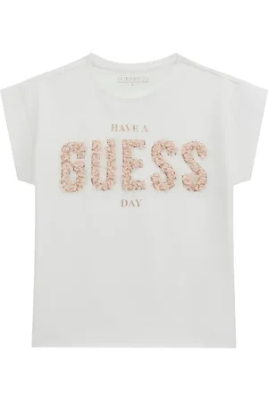 Guess T-Shirt mit Bouclé-Logo