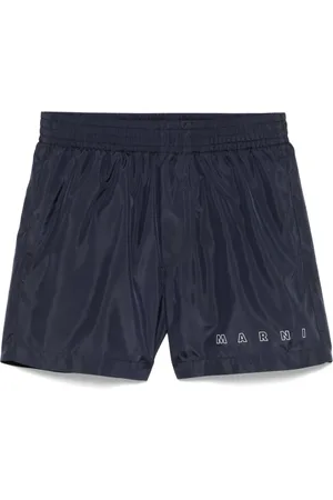 Marni Badeshorts mit Logo-Print