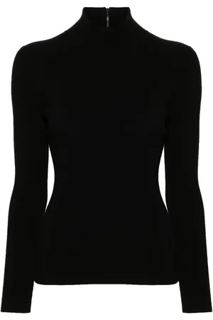 Michael Kors Gerippter Pullover mit Stehkragen