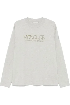 Moncler Langarmshirt mit Graffiti-Logo