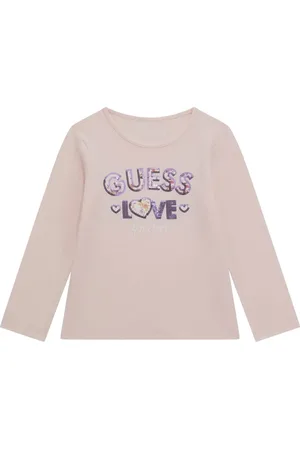 Guess T-Shirt mit Pailletten-Logo