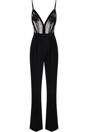 Elisabetta Franchi Leichter Krepp-Jumpsuit