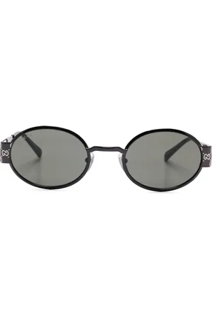 Gucci Sonnenbrille mit rundem Gestell