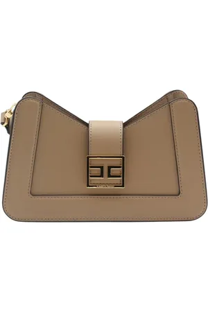 Elisabetta Franchi Schultertasche mit Logo-Schnalle