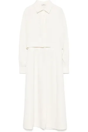 Agnona Midikleid im Layering-Look