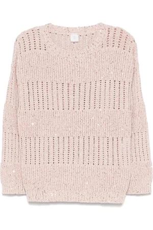 ELEVENTY Pullover mit Pailletten