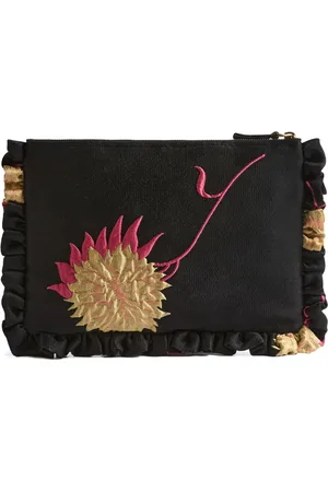 La DoubleJ Clutch mit Blumenmuster