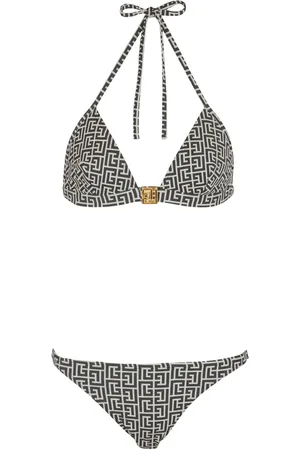 Balmain Bikini mit Jacquardmuster