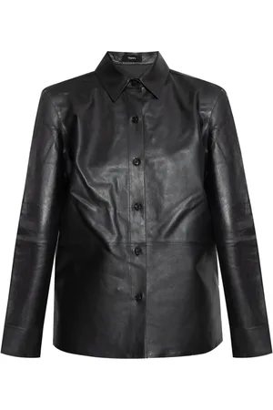 THEORY Klassische Lederjacke