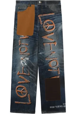 Andersson Bell Jeans mit Text-Print