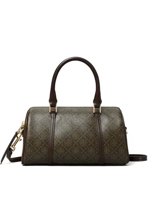 Tory Burch Mini T Monogram Barrel Tote Bag