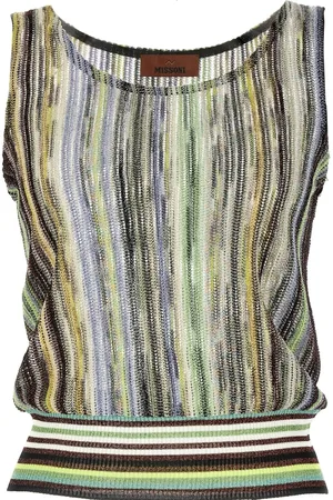Missoni Gestreiftes Lamé-Oberteil
