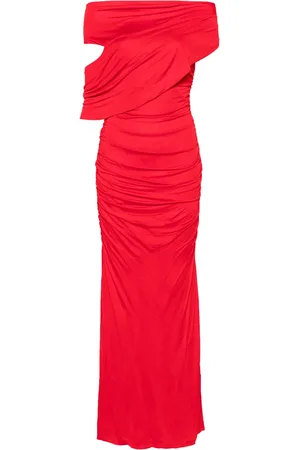 BLUMARINE Gerafftes Maxikleid