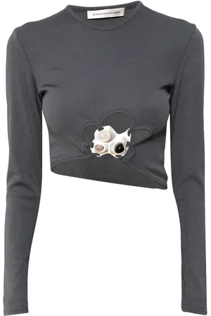 CHRISTOPHER ESBER Trio Stone Cropped-Top
