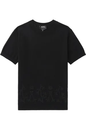 A.P.C. T-Shirt mit Stickerei