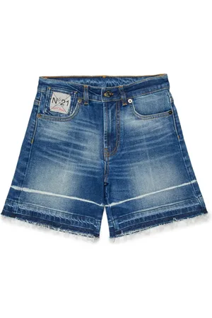Nº21 Shorts mit Logo-Patch