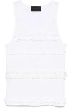 Simone Rocha Gerüschtes Trägershirt