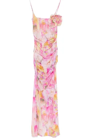 BLUMARINE Maxikleid mit Blumen-Print