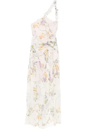 BLUMARINE Maxikleid mit Blumen-Print