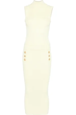 Balmain Gestricktes Midikleid