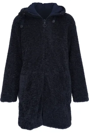 AKRIS Kapuzenmantel aus Faux Fur