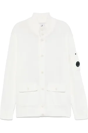 C.P. Company Cardigan mit Linsen-Detail