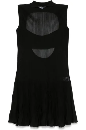 ANDREADAMO Geripptes Minikleid