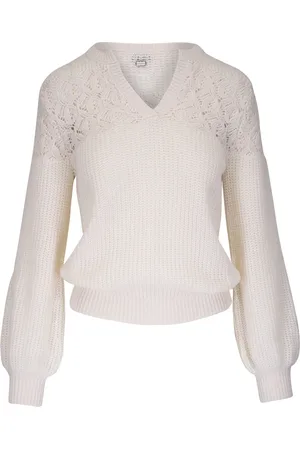 Agnona Pullover mit Blumenstrick