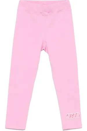 Msgm Leggings mit Logo-Stickerei