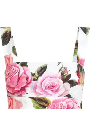 Dolce & Gabbana Cropped-Top mit Print