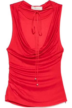 BLUMARINE Tanktop mit Wasserfallausschnitt