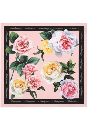 Dolce & Gabbana Schal mit Blumen-Print