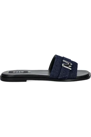 Msgm Pantoletten mit Logo-Schild