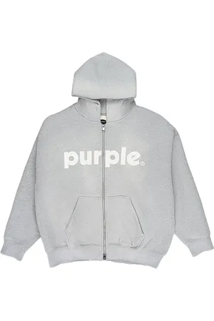 Purple Brand HWT "Grey" Hoodie aus Fleece