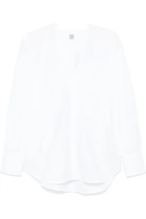 Totême Bluse mit V-Ausschnitt