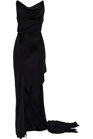 Dsquared2 Drapiertes Maxikleid
