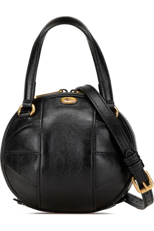 Gucci 2000-2015 mini Water Buffalo Tifosa Basketball-Tasche aus Leder