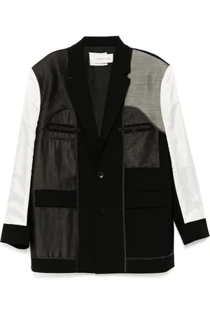 Feng Chen Wang Sakko im Patchwork-Design