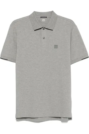 C.P. Company Poloshirt mit Logo-Applikation