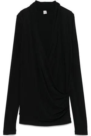 Totême Jerseybluse im Layering-Look