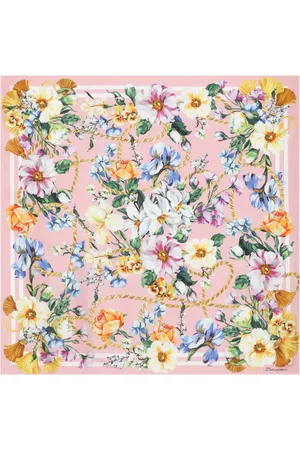 Dolce & Gabbana Schal mit Blumen-Print