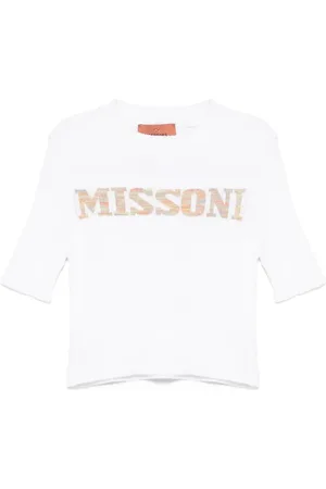 Missoni Gestricktes Oberteil mit Logo-Stickerei
