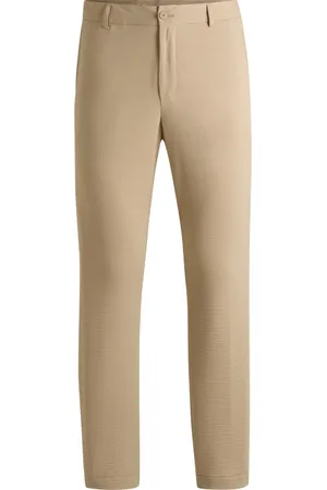 HUGO BOSS Gerade Seersucker-Hose