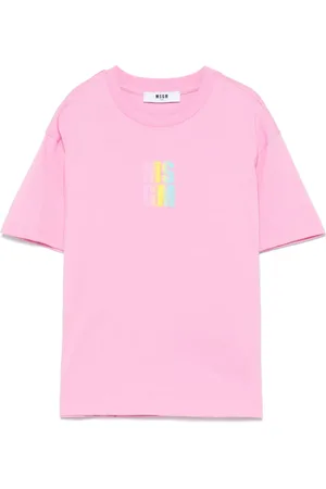 Msgm T-Shirt mit Logo-Prägung