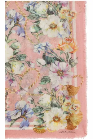 Dolce & Gabbana Schal mit Blumen-Print