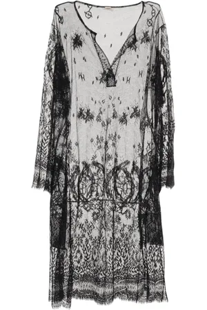 Hermès 2010s Kleid mit Stickerei