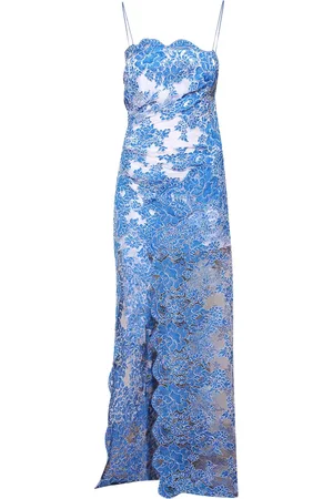CHRISTOPHER ESBER Maxikleid mit Spitzenapplikation