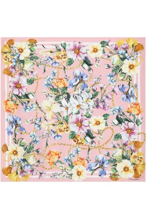 Dolce & Gabbana Schal mit Blumen-Print